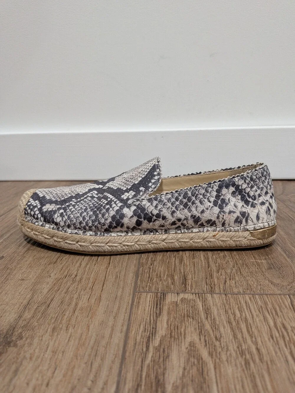 Stuart Weitzman Catalan Snake Print Espadrilles